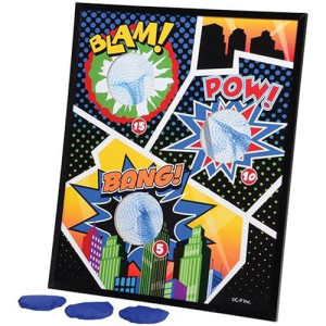 U.S. Toy Superhero Bean Bag Toss Game for Kids