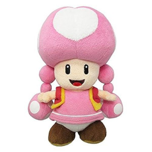 Little Buddy Toadette Plush 7.5" - Super Mario All Star