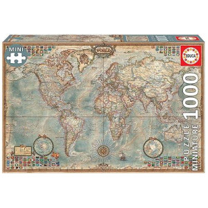 Educa Political Map Of The World Puzzle (1000 Piece)