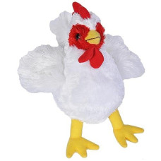 Wild Republic Chicken Plush, Stuffed Animal, Plush Toy, Gifts For Kids, Hug’Ems 7"