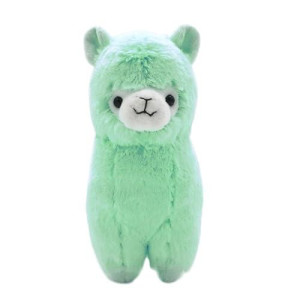 Cuddly Llama Rainbow Green Alpaca Doll 7" Soft Baby Stuffed Animal Toy Puppet Doll Valentine'S Day Birthday Xmas Christmas Wedding Anniversary Presents Gifts