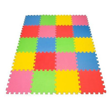 Angels 20 Xlarge Foam Mats Toy Ideal Gift, Colorful Tiles Multi Use, Create & Build A Safe Play Area Interlocking Puzzle Eva Non-Toxic Floor For Children Toddler Infant Kids Baby Room & Yard Superyard