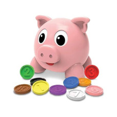 The Learning Journey Pig E Bank - Numbers & Colors Toy, Pink