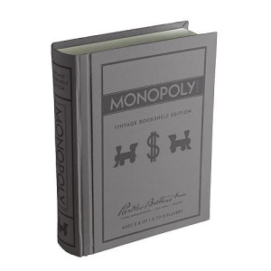 WS Game Company Monopoly Vintage Bookshelf Edition Game