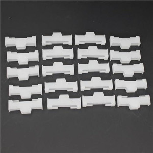 Hobbypark Servo Extension Safety Cable Connector Clips Wire Lead Lock Nylon For Rc Models (20-Pack)