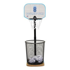 The Dunk Collection Mini Basketball Hoop for Trash Can - Blue, Black, Clear