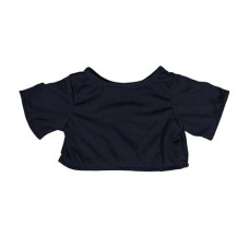 Navy Blue T-Shirt Teddy Bear Clothes Fits Most 14"-18" Build-A-Bear And Make Your Own Stuffed Animals