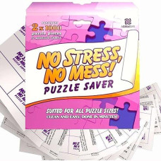 AGREATLIFE Jigsaw Puzzle Saver Glue Sheets, Clear, 2000 Pieces