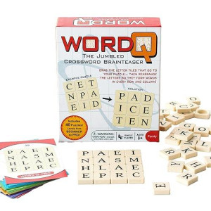 Continuum Games Word Q Jumbled Crossword Brainteaser