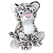 Stuffems Toy Shop Record Your Own Plush 16 Inch Snow Leopard - Ready To Love In A Few Easy Steps