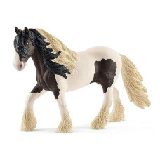 Schleich Tinker Stallion Horse Figurine - Brown & White 4.3