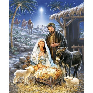 Springbok- Savior Is Born 1000 Piece Jigsaw Puzzle - A Nativity Scene Is Beautifully Illustrated Celebrating The Meaning Of Christmas