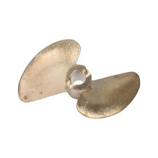 Bqlzr 435/2 Rc Boat Copper Propeller Two Leaves Hole Inner Diameter 4Mm Diameter 35Mm Pitch 14Mm