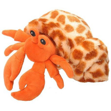 Wild Republic Hermit Crab Plush, Stuffed Animal, Plush Toy, Gifts For Kids, Hug’Ems 7 Inches