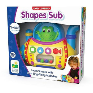 Tthe Learning Journey: Early Learning Vehicles - Shapes Sub - Sing-Along Electronic Educational Toddler Toy That Teaches Shapes - Toys & Gifts For Boys & Girls Ages 18+ Months, Multi