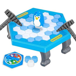 Ss Save Penguin On Ice Game, Penguin Trap Break Ice Activate Family Party Ice Breaking Kids Puzzle Table Knock Block