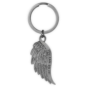 Angelstar Inspire On Key Chain-You Can Do It, Pewter