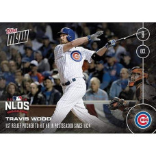 MLB Chicago Cubs Travis Wood #556 Topps Now Card