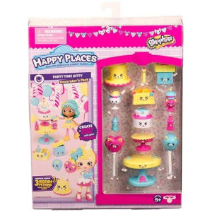 Shopkins Happy Places Season 3 Party Time Kitty Decorator Pack