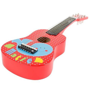 Hey! Play! Kid’S Toy Acoustic Guitar With 6 Tunable Strings, Real Musical Sounds - Instrument For Toddlers, Children Learning To Play Music