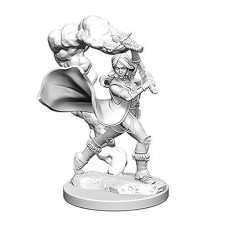 WizKids Pathfinder Female Cleric Miniature - Unpainted