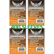 Mayday Games 7044 Clear Sleeves 57.5X89Mm Usa Chimera Size (4X100 Pack, 400 Sleeves)