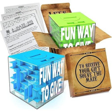 Money Gift Boxes For Cash, Money Puzzle Box For Cash Gift, Money Gift Holder, Money Holder Maze Puzzle Gift Box, Money Gift Box