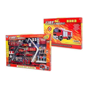 Big Daddy Fire Rescue Toy Set - 40+ Fire Truck Accessories