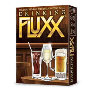 Looney Labs Drinking Fluxx Card Game - Fun for 2-6 Players