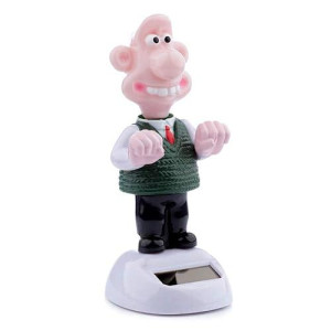 Puckator Wallace Solar Pal - Home Office Table Desk Dashboard Car Decor Decoration - Gift Ideas - Gifts For Teenage Old Boy Girl Dad Mums - Powered Kids Toys Toy Figure Figures