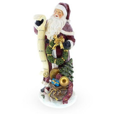 Bestpysanky Santa Reading The List Figurine 11.5 Inches