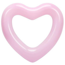 Heysplash Pool Floats, Adult Size Heart Inflatable Pool Floatie For Bachelorette Party, Swim Tube Rings, River Lake Beach Floaty, Wedding Bride Decoration, Fun Toy Raft Lounge For Kids, Pink