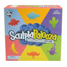 Educational Insights Sculptapalooza, The Squishy, Squashy Sculpting Playfoam Party Game - Fast-Paced, Family Game, 4+ Players, Ages 10+