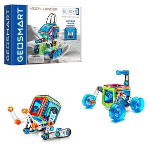 Geosmart Moon Lander Remote Control R/C Stem-Focused Geomagnetic Vehicle Building Set