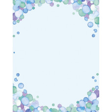 Geographics Watercolor Dots Letterhead 812 X 11 Inches Pack Of 50