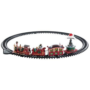 Lemax North Pole Railway, 26.18 In L X 44.49 In W X 5.91 In H, Polyresin Plastic Blend