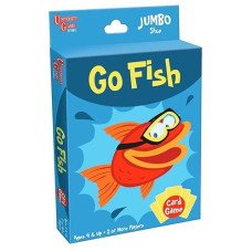 University Games Jumbo Go Fish Card Game for Kids 4+