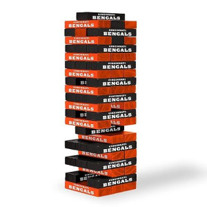 Wild Sports NFL Cincinnati Bengals Table Top Stackers, 3"