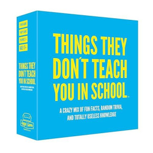 Hygge Games Things They Don'T Teach You In School Party Trivia Game Blue, 1 Ea