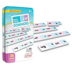 Junior Learning Word Family Dominoes - Multi, 1 Count Game