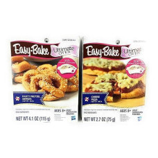 Ultimate Easy Bake Oven Party Pretzel Dippsers And Cheese Pizza Refill Mixes Bundle Set Of 2 Refills