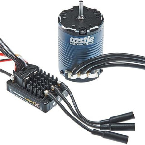 Castle Creations 1/10 Mamba Micro X Crawler Edition Esc/1406-1900Kv Sensored Brushless Motor Combo: 4Mm Bullet, Cse010016201