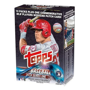 Topps 2018 Baseball Cards Series 1 Baseball Mass Value Box (Factory Sealed)