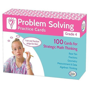 Didax Problem Solving Practice Cards, Grade 4