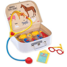 Schylling White Veterinarian Kit for Kids, One Size