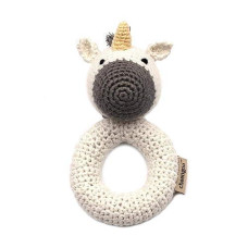 Cheengoo Ring Rattle Unicorn