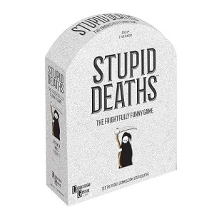 University Games Stupid Deaths Board Game - Black, One Size