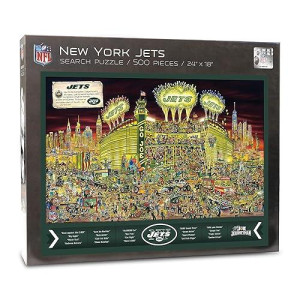 Youthefan Nfl Joe Journeyman 18'' X 24'' 500-Piece Team Puzzle, Team Color (9029601)