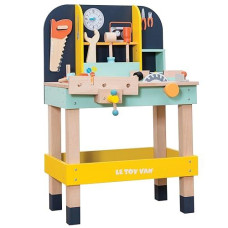 Le Toy Van Large Wooden Work Bench Set for Kids 3+