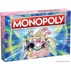 USAOPOLY Monopoly Sailor Moon Board Game - Custom Tokens, Multi-colored